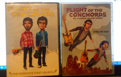 Flight of the Conchords DVDs First & Second Seasons 4 DVDs cable series