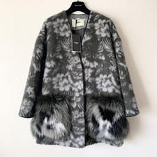 Fendi Fox Fur Pocket Floral Coat Size 38 Nwt $6350