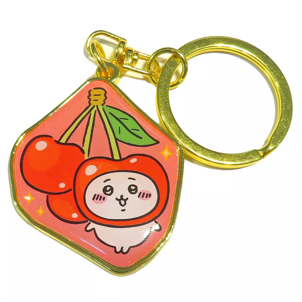 Chiikawa Cherry Die-Cut Keychain - Yamagata Exclusive Chiikawa Cherry Die-Cut Keychain - Yamagata Exclusive