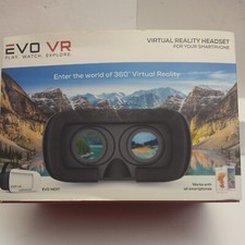 NEW Evo Vr Next Modle MI-VRH01-199 Virtual Reality Black Smartphones 360 View