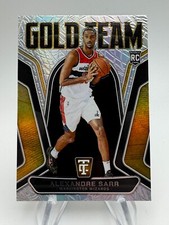 2024-25 Totally Certified ALEXANDRE SARR Rookie Mirror Gold Team #19 Wizards