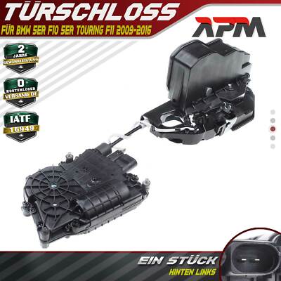Türschloss Hinten Links für BMW 5er F10 Limousnie 5er Touring F11 Kombi 2-Polig