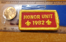 Honor Unit 1982 Embroidered Patch, BSA Boy Scouts Of America Uniform