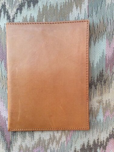 Vintage Full Grain Cowhide Leather Passport Holde… - image 1