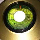 BEATLES BADFINGER "COME AND GET IT"APPLE 1968 GOLD VINYL 45 RECORD PAINTED GOLD