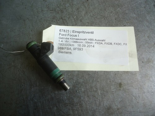 Einspritzventil Ford Focus I 98MFBA 1.4i 16V 55kW FXDA. FXDB. FXDC. FXDD 67823