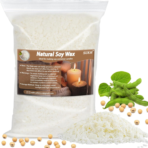 Soy Wax Flakes for Candle-Making - Natural Soy Wax Pure Soy Wax Candle Making So
