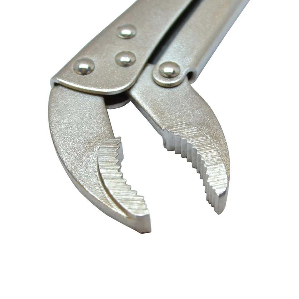 Alicates de bloqueo de alcance extra largo con mandíbula doblada de 15" - 45 grados Foto 3 de 4