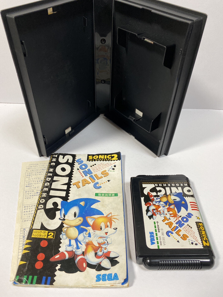 Mega Drive Genesis SONIC THE HEDGEHOG 1 & 2 Lot Boxed / manual