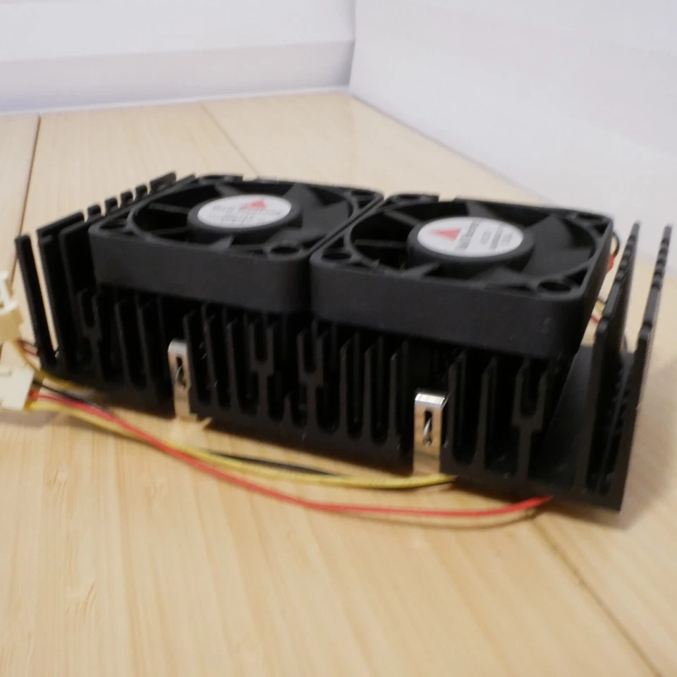 AAVID DUAL Fan CPU Cooler for Intel Pentium II Slot 1 AMD Athlon, Ball Bearing - Image 2 of 4