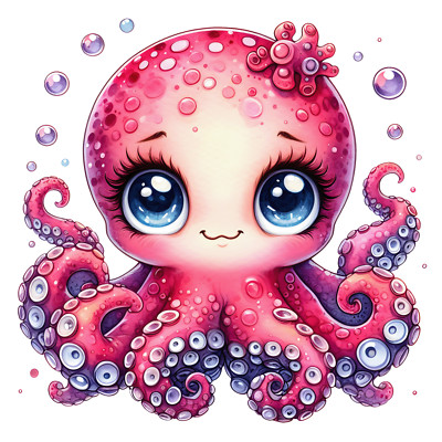 Wandtattoo Aufkleber Octopus Wandaufkleber 18X18 cm Groß