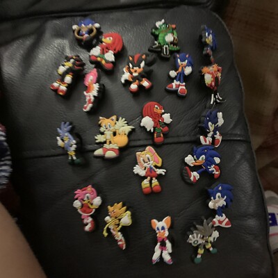 Sonic The Hedgehog Croc Charm- Choose 1 Or More. Priced Each