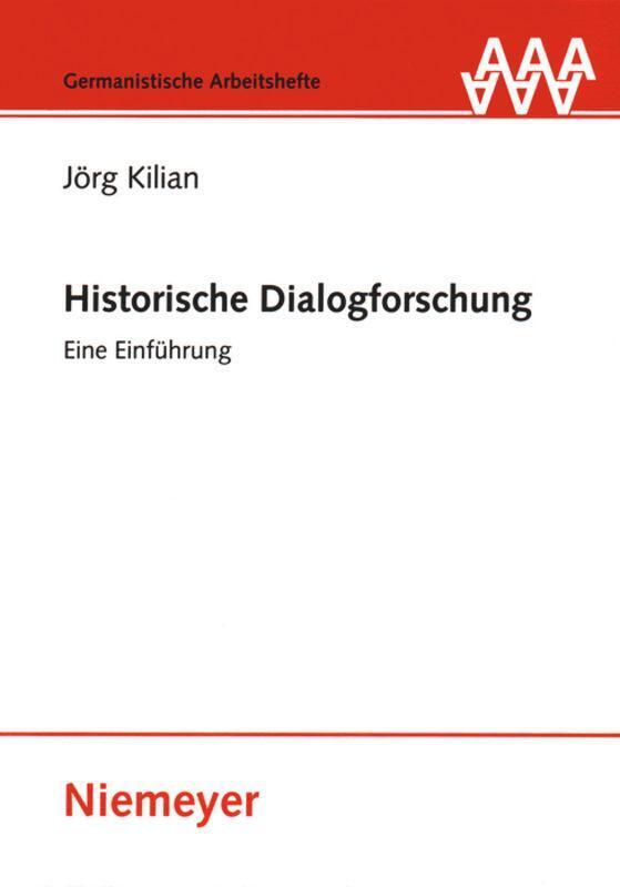 Thumbnail - Jörg Kilian | Historische Dialogforschung | Buch | Deutsch (2005) |