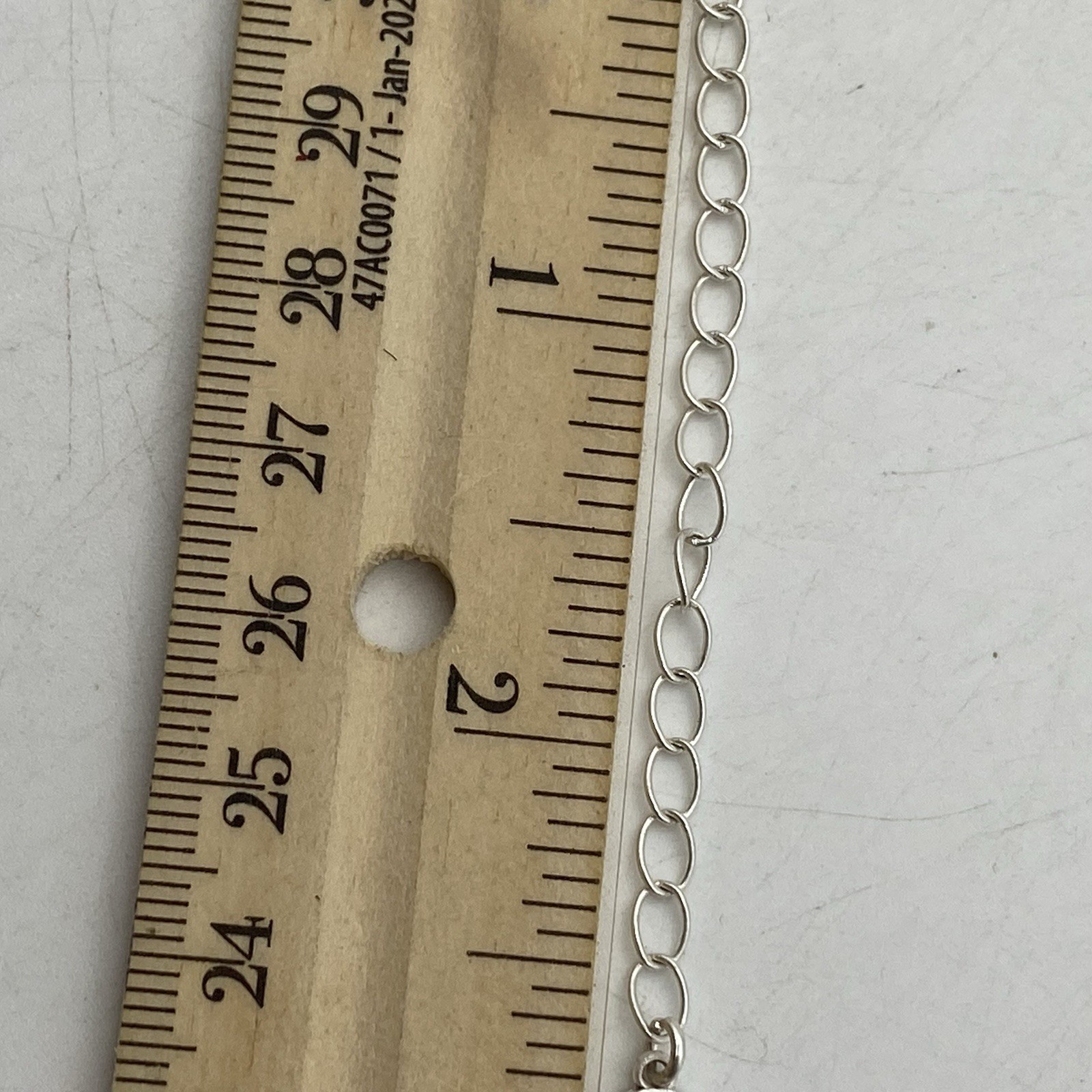 Bold Silver Tone Hammered Interlocking Rings Stat… - image 6