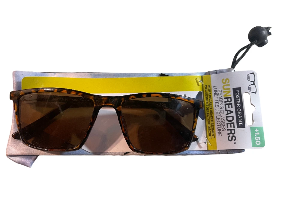 Foster Grant SunReaders 2.00 TortoiseShell Mujer con Lector Discreto Segmento 10z