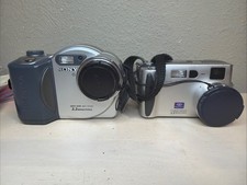 Sony Cybershot DSC-S70 3.3MP And Mvc-cd350 3.2MP Digital Camera Untested LOT