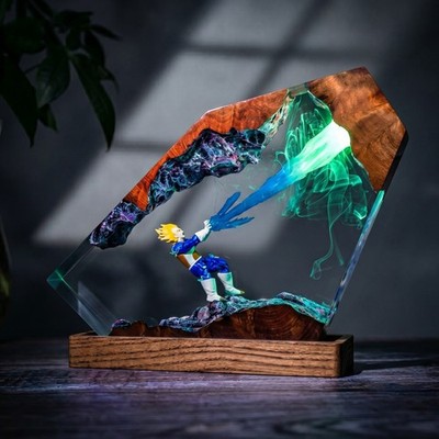 Veget@ Super Sa!yan Resin Lamp an!me resin night light Dragon Ball