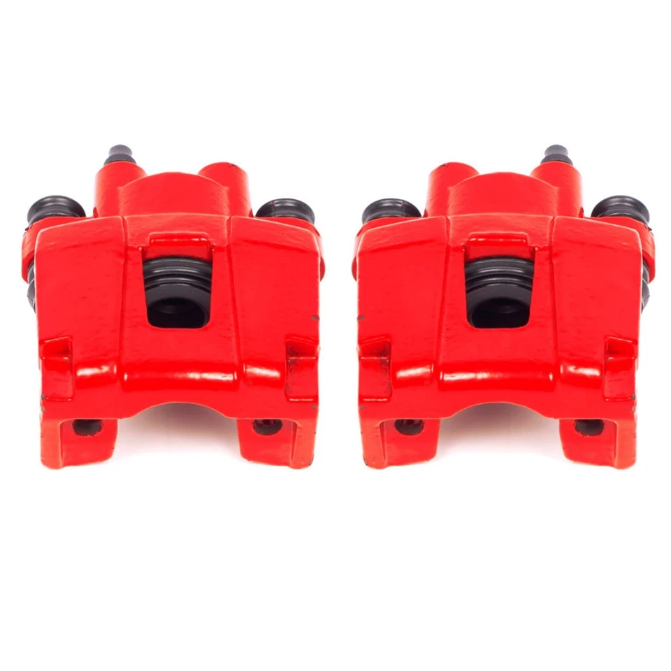 Power Stop Calipers For Ford Explorer Sport 2003 Pair Rear Red w/o Brackets — 第 2/4 张图片