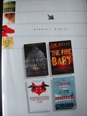 READER'S DIGEST 4 IN 1 CONDENSED BOOKS THE ZERO GAME, THE FIRE BABY, THE PROMIS