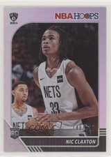 2019-20 Panini NBA Hoops Silver 140/199 Nic Claxton Nicolas #241 Rookie RC u6m