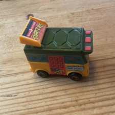 TURTLES TMNT Mini Machines Party Van 1988 BANDAI Rare Vintage Friction Motion 