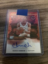 2024-25 Hoops Basketball #HSR-ULR Ulrich Chomche Hot Signatures Rookie RC