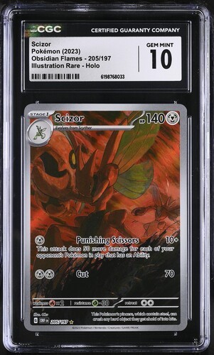 Scizor graded CGC 10 for sale on eBay