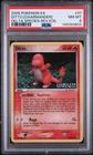 2005 POKEMON EX DELTA SPECIES #37 DITTO [CHARMANDER]-REVERSE FOIL PSA 8