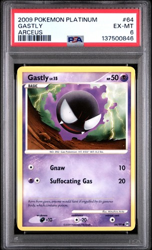 Gastly graded PSA 6 for sale on eBay