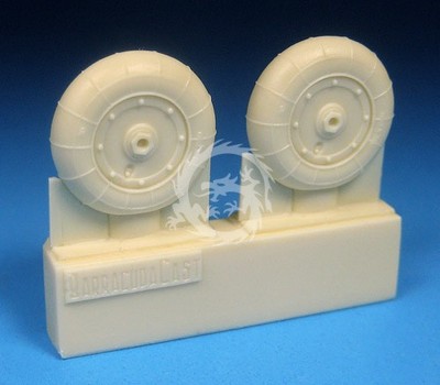 Zestaw Bf 109G-10 and Bf 109K-4 Mainwheels BarracudaCast BR48391 skala 1/48