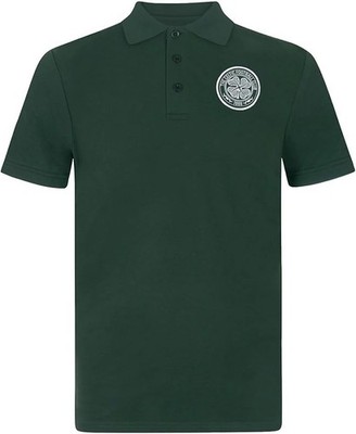CELTIC Fußball Poloshirt Herren MEDIUM Official Logo Oberteil T CEP1