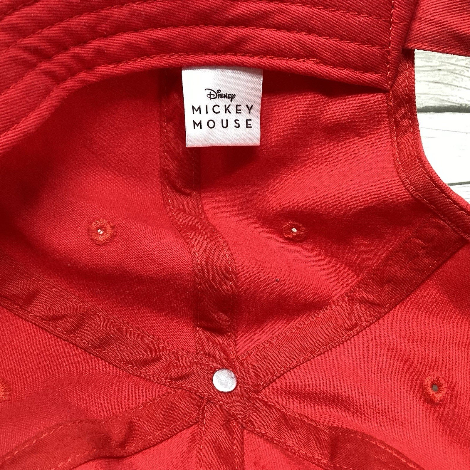 Mickey Mouse Hat Baseball Cap Red Adjustable Stra… - image 8