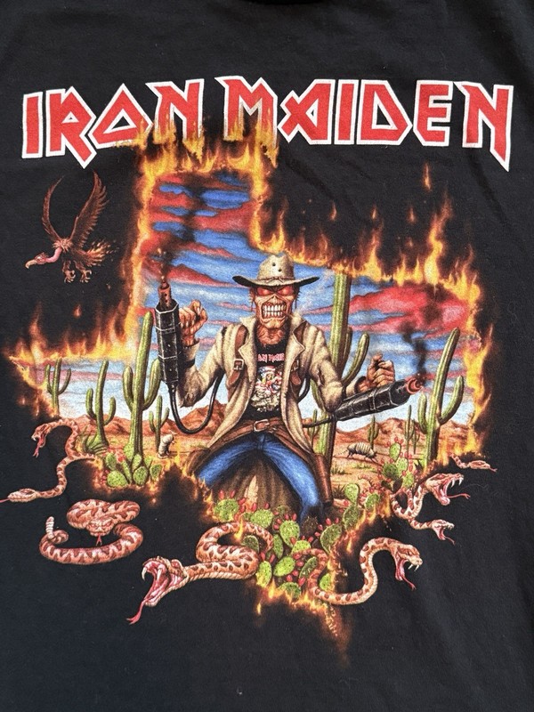 Iron Maiden Tour T-shirt Texas 2019 Legacy Of The Beast Size Medium