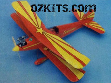 Sportster Bipe 46" WS .40 Power RC aereo taglio laser kit corto e piani stampati