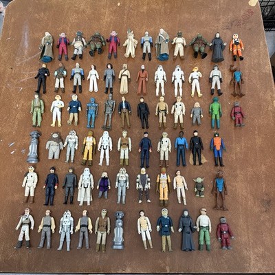 HUGE LOT of SIXTY (69) Vintage Kenner STAR WARS Action Figures   1977-1985  