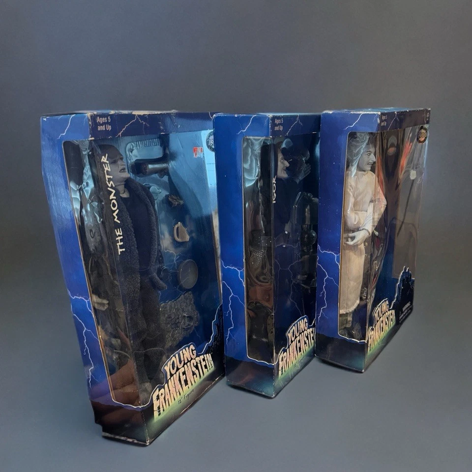 Young Frankenstein 12” Figures The Monster, Frederick & Igor, Gene Wilder, NEW - Image 3 of 4