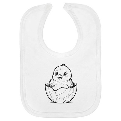 Baby-Lätzchen ''Babyküken schlüpfen'' aus weicher Baumwolle (BI00071287)