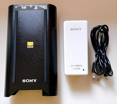 Sony PHA-3 Portable Hi-Res USB DAC Headphone Amplifier w/ USB Cable & AC Adapter