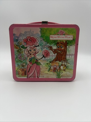 #ad Rose Petal Place Metal Kirschner Vintage 1983 Metal Lunchbox $35.00