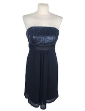 Pailletten Kleid Esprit Größe M Blau Damenmode Abschluss Abi Trauzeugin Sommer 