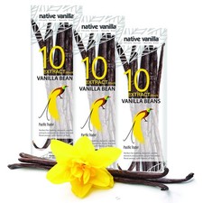 Tahitian Vanilla Beans - Grade B Pods for Extract, Baking, Vegan, Non-GMO, Ko...