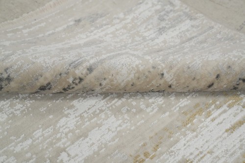Distressed Nature Tones Modern Rug 5x7 for Contemporary Decor Turkish Carpet - Picture 11 of 13