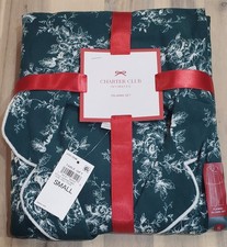 Charter Club Women's 2Pc. Cotton Flannel Packaged Pajamas Floral Holiday Toile S