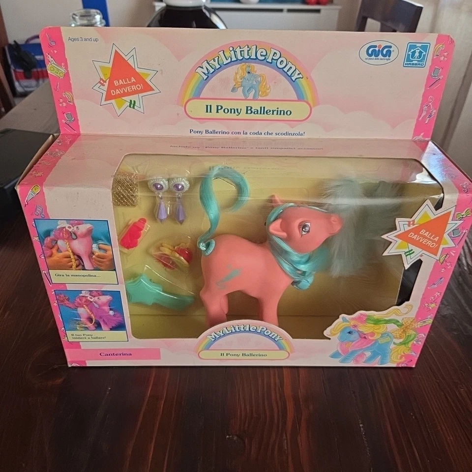 My Little Pony G1, Mini Mein kleines Pony, Vintage Ballerino Canterina GIG - Immagine 1 di 4
