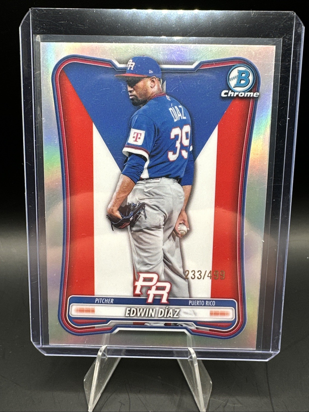 2026 Bowman Chrome Edwin Diaz WBC Flag Variation #/499