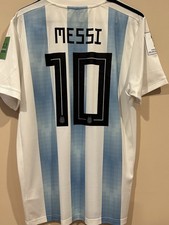 Messi Argentina Jersey Home football shirt 2018 Adidas Men Size L 