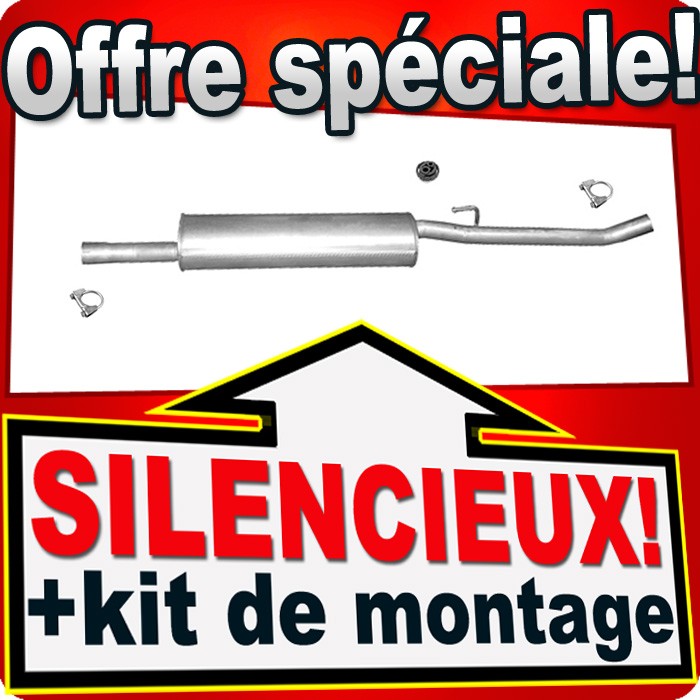 Échappement pour CITROEN FIAT LANCIA PEUGEOT 2.0 16V en acier rigide