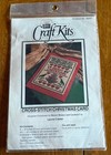 VINTAGE BETTER HOMES & GARDENS CRAFT KITS COUNTED CROSS STITCH CHRISTMAS CARD — photo 1