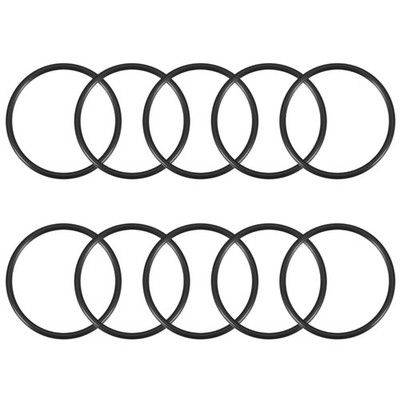 Schwarze Gummi Dichtungsringe - 10er Set für Pool & Saucenspender