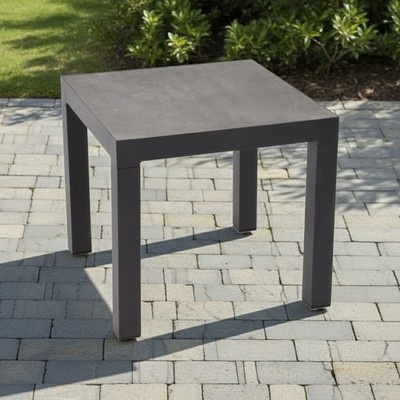 Lesli Living Beistelltisch Down Town dunkelgrau 50x50cm Gartentisch Abstelltisch